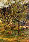 Paul Gauguin Children in the Pasture painting